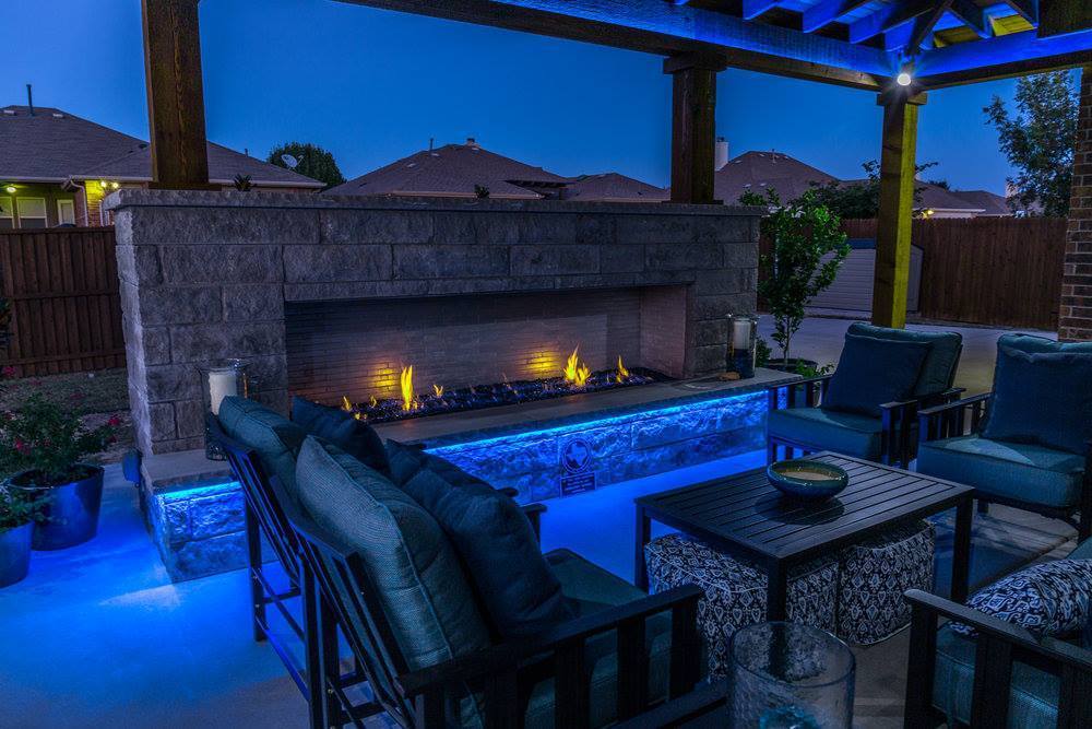 Fire Features Gallery - Texas Outdoor Oasis